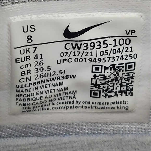 Mens Nike Kevin Durant XIV KD14 sneakers basketball wolf grey size 8 CW3935-100 - Picture 10 of 16